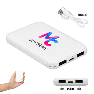 5,000mAh 4-Port Pocket Power Bank